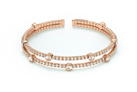 Bracciale Kiara Donna Design in Ottone Cristallo KBRD1274G